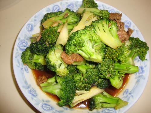 Broccoli with beef