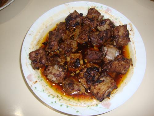 Steam pork ribs
