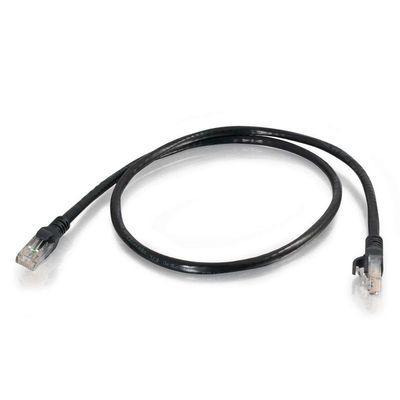 1ft TAA Compliant Cat6 250 MHz Stranded Snagless Patch Cable - Black