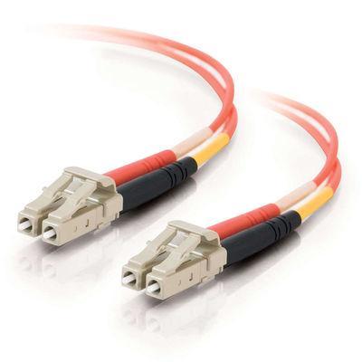 1m LC/LC Duplex 62.5/125 Multimode Fiber Patch Cable TAA Compliant - Orange