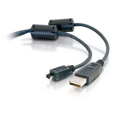 2m Ultima + trade, USB 2.0 A to Mini-b Cable for select Minolta, Samsung(R) and Toshiba + trade, Cameras (HIROSE KEY)