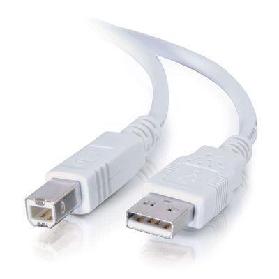 1m USB 2.0 A/B Cable - White