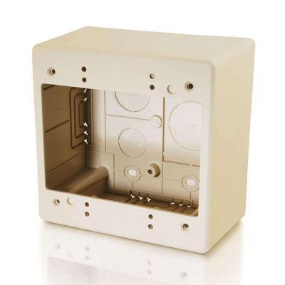 Tyton Raceway Dual Gang 2.77in Junction Box - Ivory