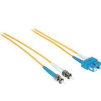 3m SC/ST Duplex 9/125 Single Mode Fiber Patch Cable - Yellow