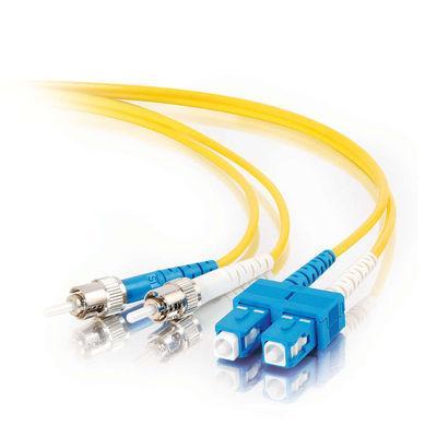 2m SC/ST Duplex 9/125 Single Mode Fiber Patch Cable - Yellow