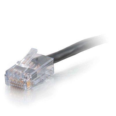 7ft Cat6 550MHz Assembled Plenum Patch Cable - Black