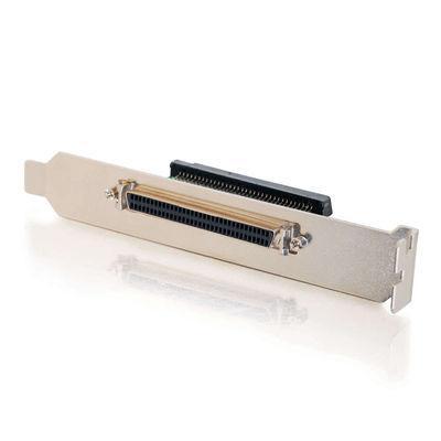 SCSI-3 Internal 68-pin Female to External MD68 Female Adapter with Bracket