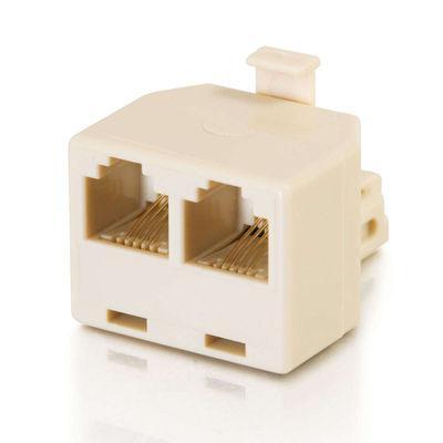 RJ11 4-pin Modular T-Adapter