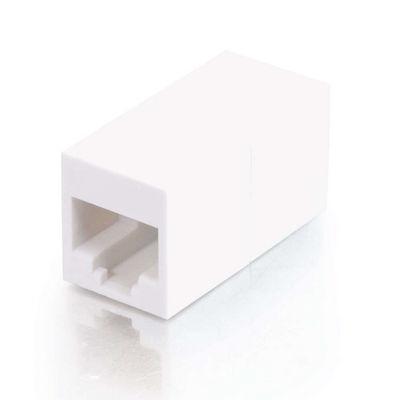 Cat5E RJ45 Modular Inline Coupler - White