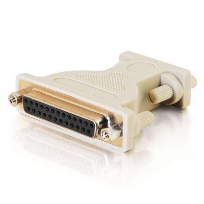 DB9 Female to DB25 Female Null Modem Adapter