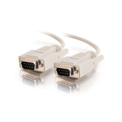 1ft DB9 M/M Cable - Beige
