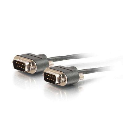 3ft CMP-Rated Low Profile DB9 Null Modem Cable M-M