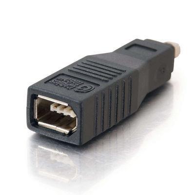 IEEE-1394a FireWire(R) 6-pin Female to 4-pin Male Adapter