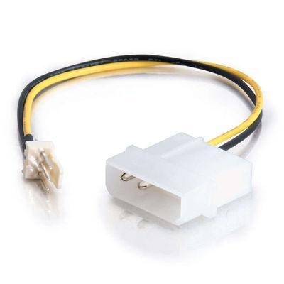 6in 3-pin Fan to 4-pin Power Adapter Cable