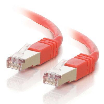 3ft Shielded Cat5E Molded Patch Cable - Red