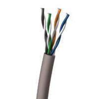 1000ft Cat5E UTP 350 MHz Solid PVC CMR-Rated Cable - Gray