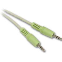 6ft 3.5mm M/M Stereo Audio Cable (PC-99 Color-Coded)