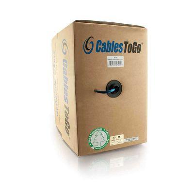 1000ft Cat5E UTP 350 MHz Stranded PVC CM-Rated Cable - Blue