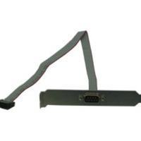 16in DB9M Serial Add-A-Port Adapter Cable with Bracket for Intel(R) Motherboards