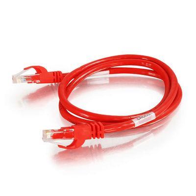 3ft Cat6 550 MHz Snagless Crossover Cable - Red