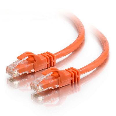 3ft Cat6 550 MHz Snagless Crossover Cable - Orange