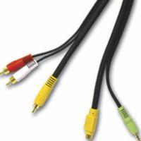12ft Value Series + trade, Bi-Directional S-Video, 3.5mm Audio to RCA Audio/Video Cable