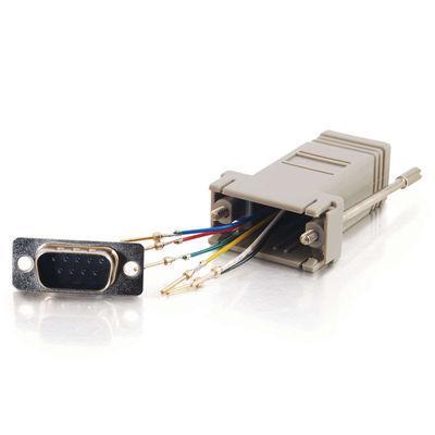 RJ12 to DB9 Male Modular Adapter