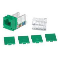 Cat6 RJ45 UTP Keystone Jack - Green