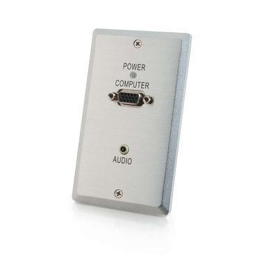 TruLink(R) VGA 3.5mm Audio over Cat5 Wall Plate Transmitter