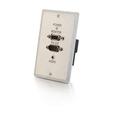 TruLink(R) VGA 3.5mm Audio RS232 over Cat5 Wall Plate Receiver