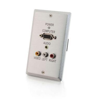 TruLink(R) VGA 3.5mm Composite over Cat5 Wall Plate Transmitter