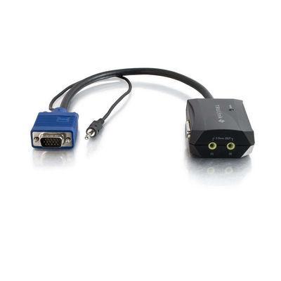 11in Trulink(R) 2-Port UXGA, 3.5mm Monitor Splitter Cable