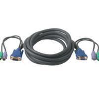 6ft Ultima + trade, 3-in-1 HD15 VGA M/F Desktop Extension Cable