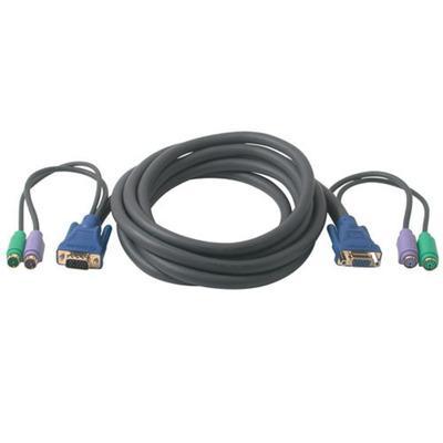 15ft Ultima + trade, 3-in-1 HD15 VGA M/F Desktop Extension Cable