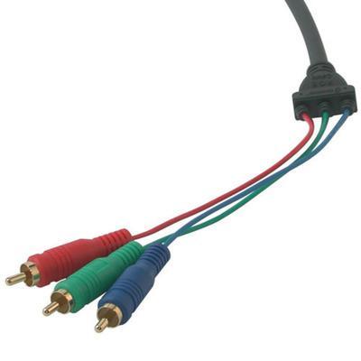 12ft Ultima + trade, HD15 Male to RCA HDTV Component Video Breakout Cable