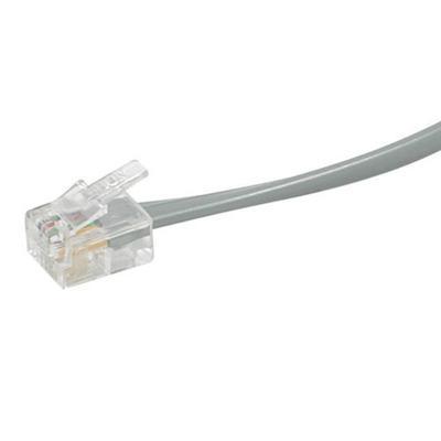 25ft RJ11 6P4C Straight Modular Cable