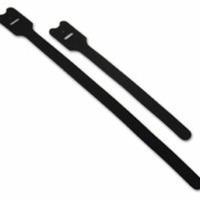 8in Screw-mountable Hook-and-Loop Cable Ties - 10pk