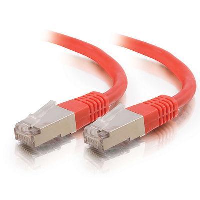 3ft Cat6 550 MHz Molded Shielded Patch Cable - Red