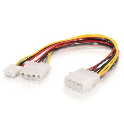10in One 5-1/4in to One 3-1/2in with One 5-1/4in Internal Power Y-Cable