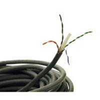 1000ft Cat6 UTP 250 MHz Solid PVC CMR-Rated Cable - Gray