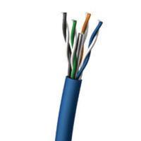 500ft Cat6 UTP 250 MHz Solid PVC CMR-Rated Cable - Blue