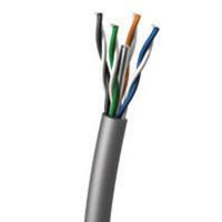 500ft Cat6 UTP 250 MHz Solid PVC CMR-Rated Cable - Gray