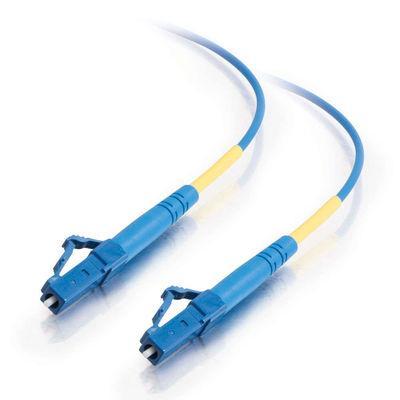 1m LC/LC Simplex 9/125 Single Mode Fiber Patch Cable - Blue