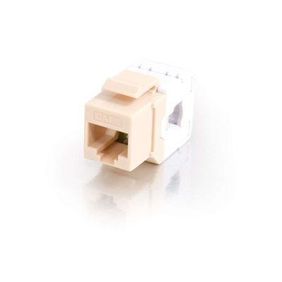 180anddeg, Cat6 RJ45 UTP Keystone Jack - Ivory