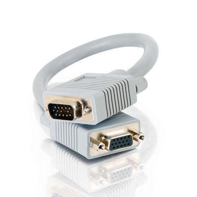 1ft Premium Shielded HD15 SXGA M/F Monitor Extension Cable