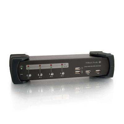 Trulink(R) 4-Port VGA/USB 2.0 KVM Switch with Audio