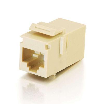 RJ45 (8P8C) Coupler Keystone Insert Module - Ivory