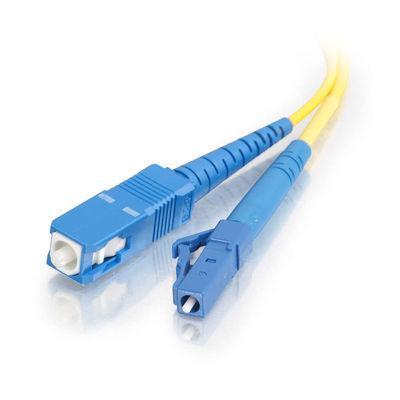 1m LC/SC Simplex 9/125 Single Mode Fiber Patch Cable - Yellow