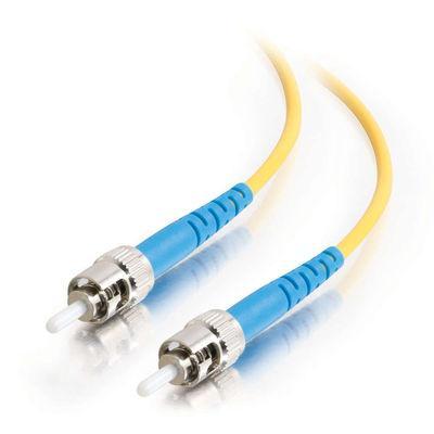 1m ST/ST Simplex 9/125 Single Mode Fiber Patch Cable - Yellow