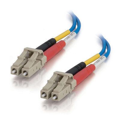 1m LC/LC Duplex 50/125 Multimode Fiber Patch Cable - Blue